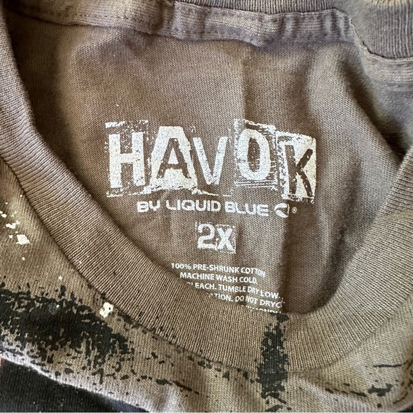 Liquid Blue Jimi Hendrix Tee NWOT Sz 2X - Picture 3 of 5